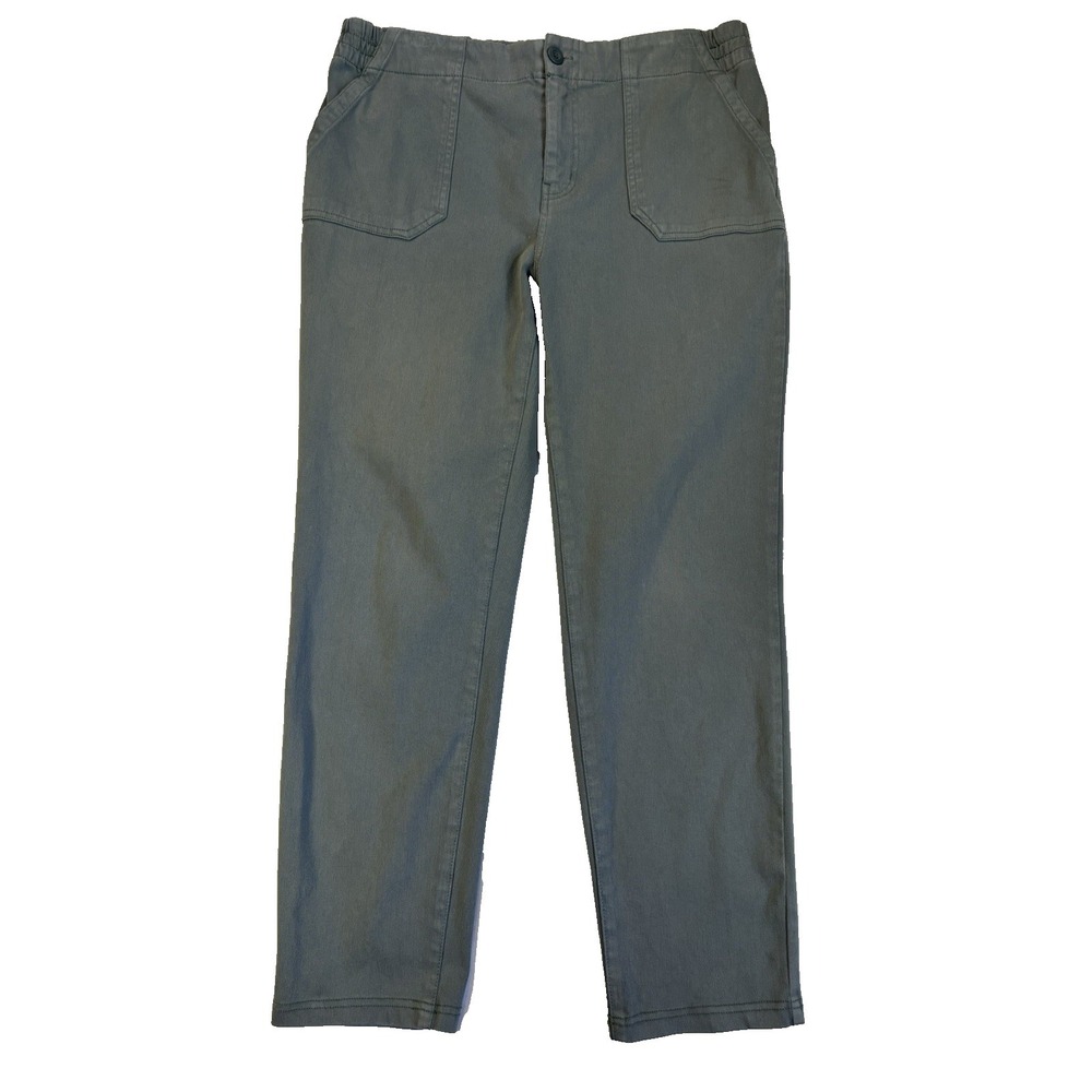 32 Degrees Heat Women's M Blue Gray Casual Ankle Pants Travel Essential Everyday
